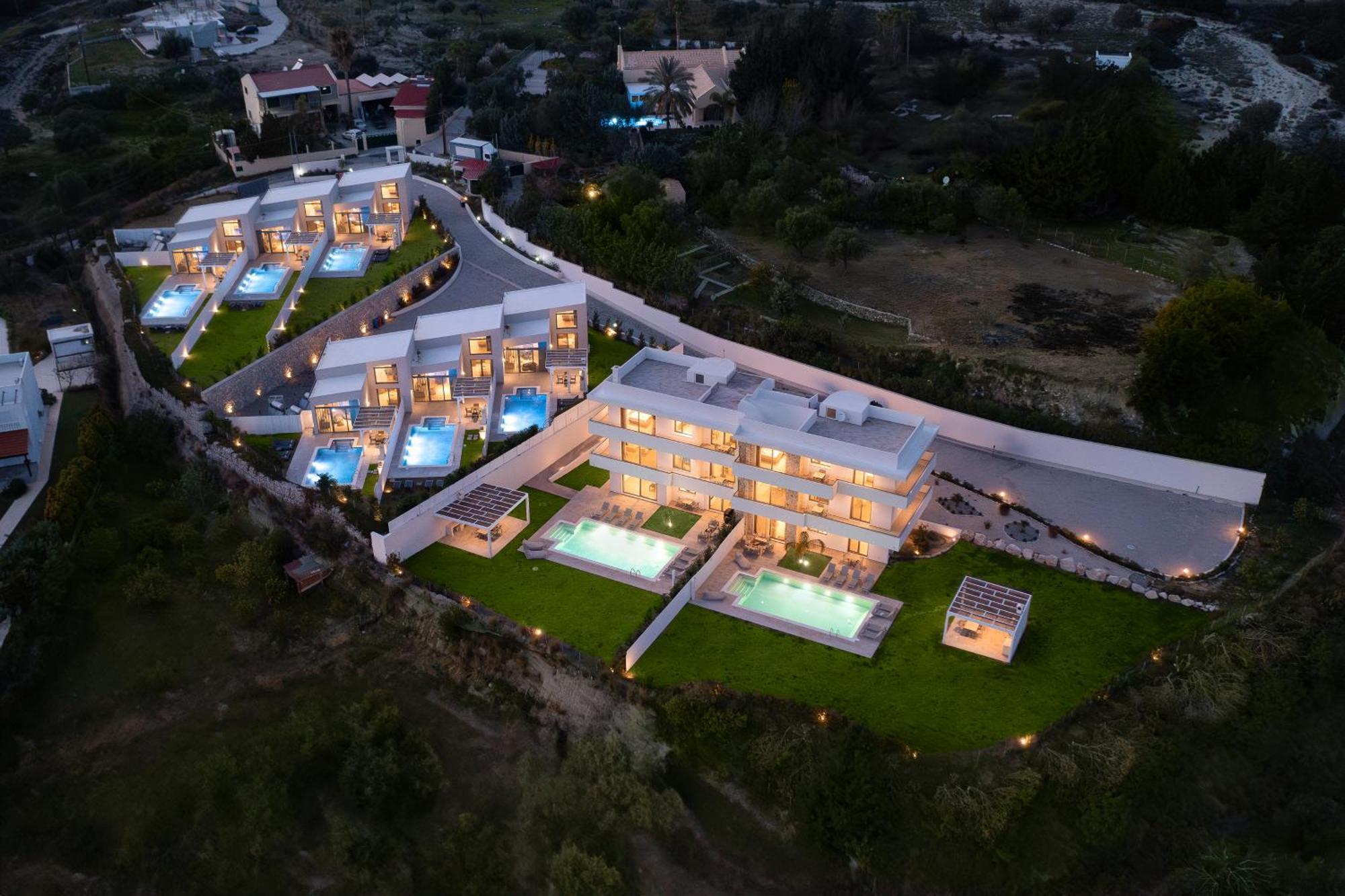 Pantheon Luxury Villas Rhodes Island Афанду Екстер'єр фото
