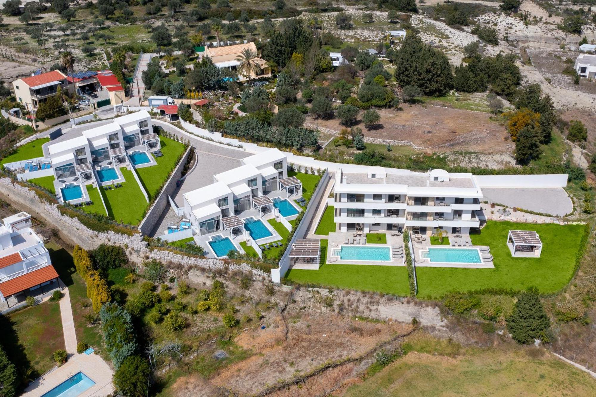Pantheon Luxury Villas Rhodes Island Афанду Екстер'єр фото