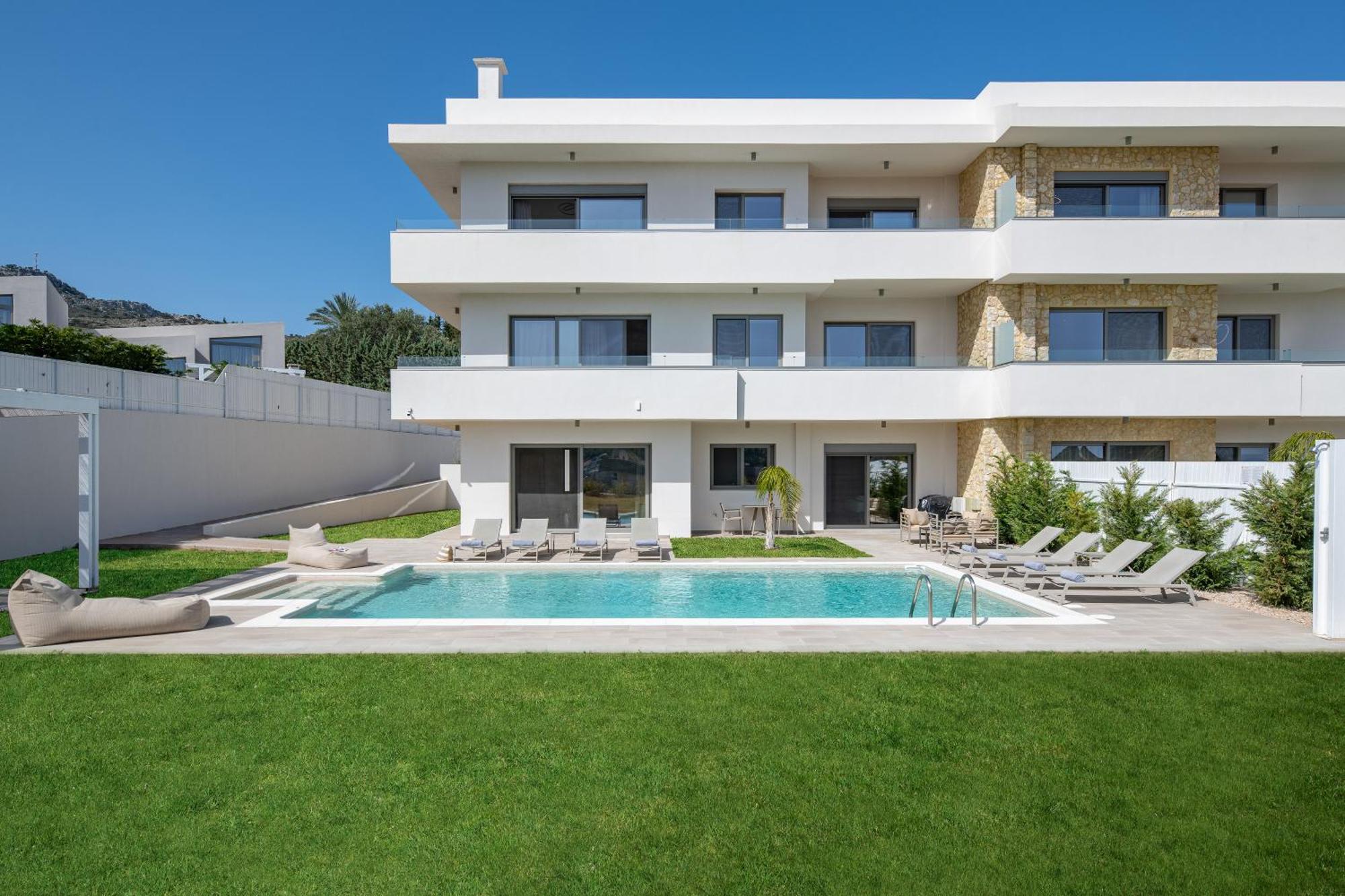 Pantheon Luxury Villas Rhodes Island Афанду Екстер'єр фото