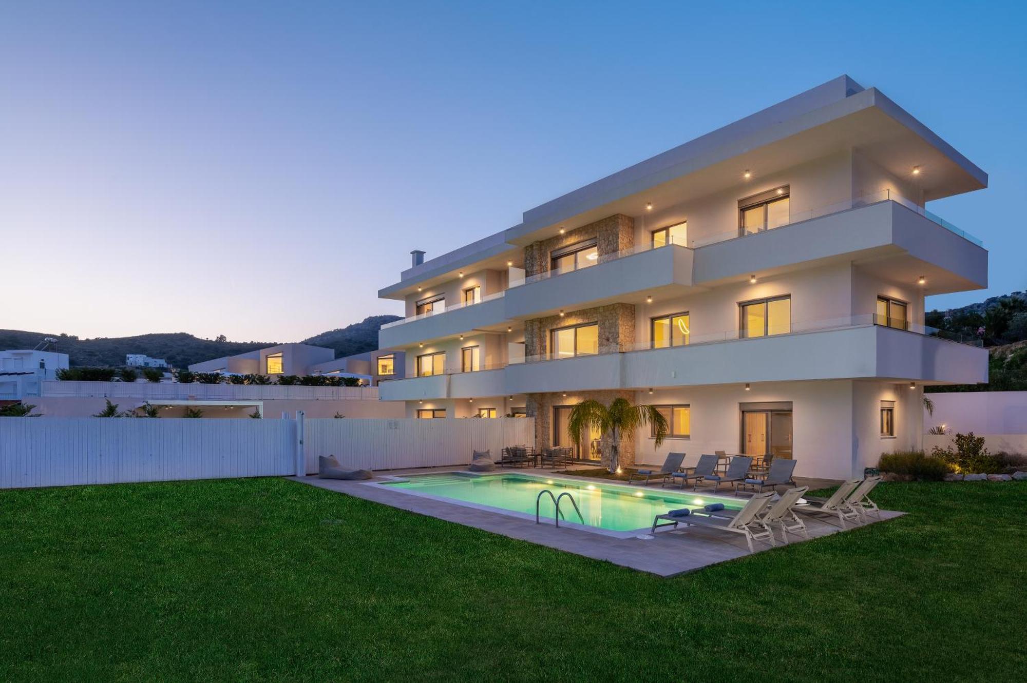 Pantheon Luxury Villas Rhodes Island Афанду Екстер'єр фото