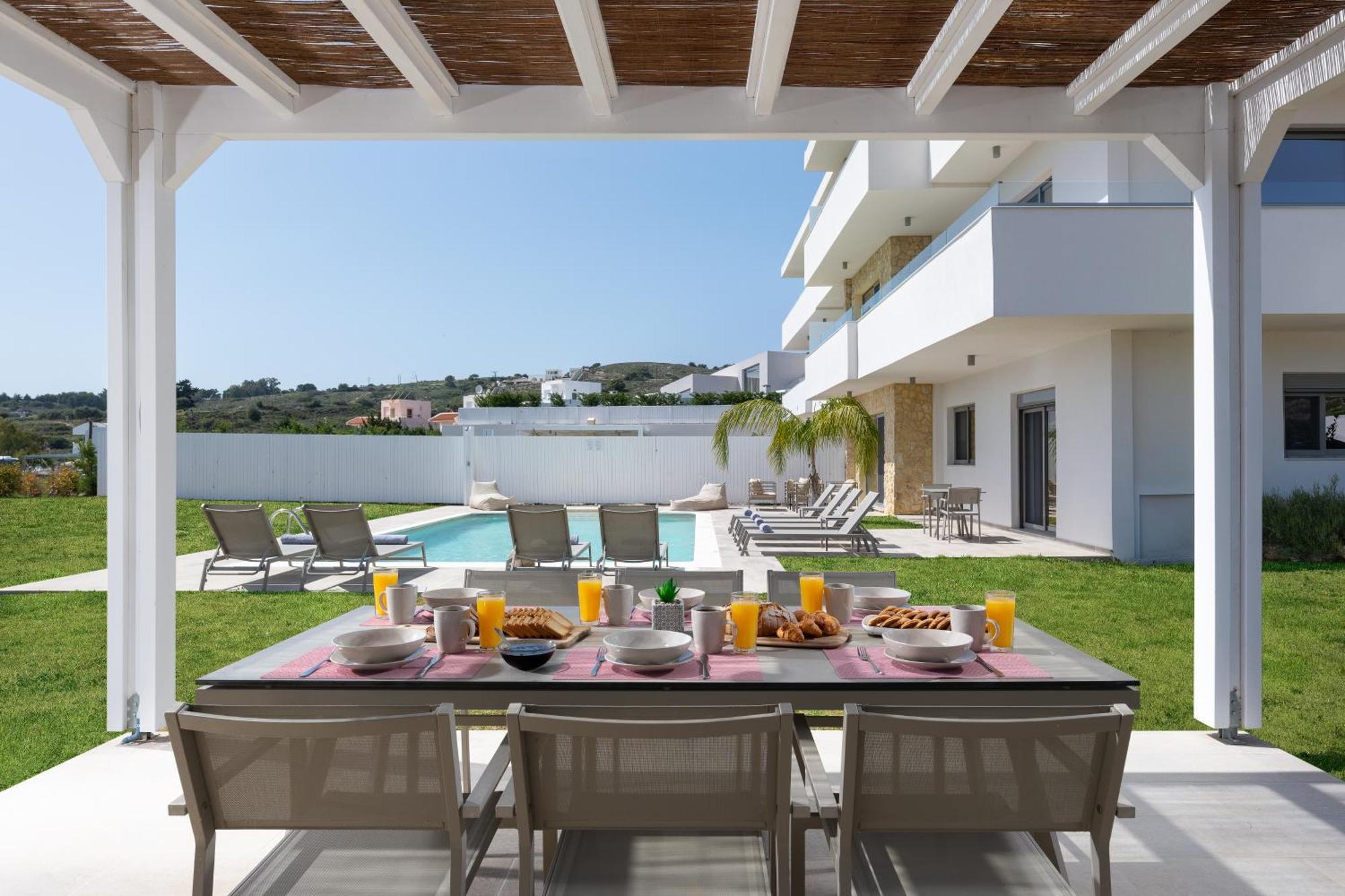 Pantheon Luxury Villas Rhodes Island Афанду Екстер'єр фото